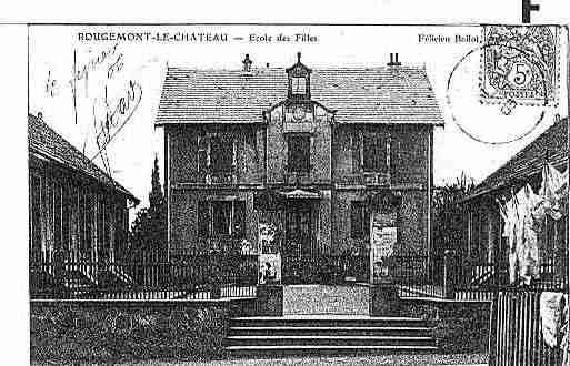 Ville de ROUGEMONTLECHATEAU Carte postale ancienne